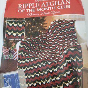 Herrschners Narcissus Ripple Afghan Crochet Kit